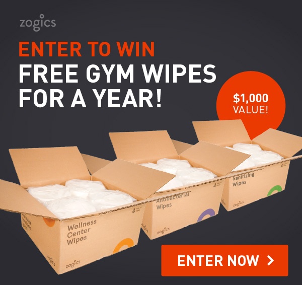 Enter to win a year of free gym wipes!