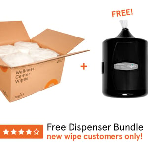 Best Selling Gym Wipes + Free Dispenser