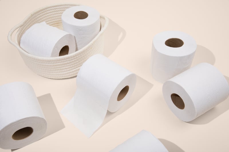 Zogics Single Roll Toilet Paper for Commercial Restrooms