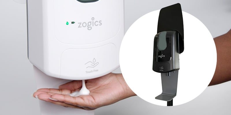 Zogics Touch-Free Hand Sanitizer Dispensers