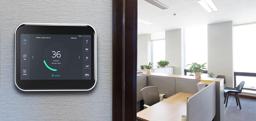 Thinklite Flair Air Safety Monitor in an office