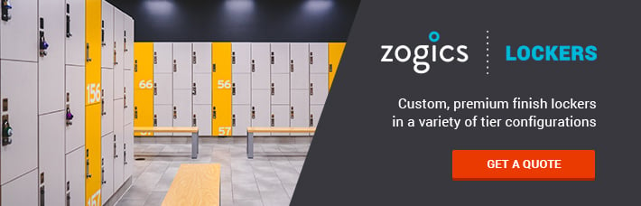 Zogics Lockers – Custom, premium finish lockers in a variety of tier configurations – Get a quote today