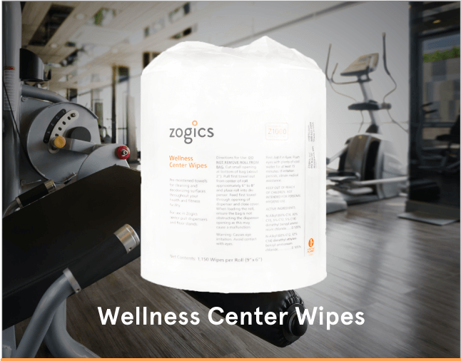 Zogics Wellness Center Gym Wipes